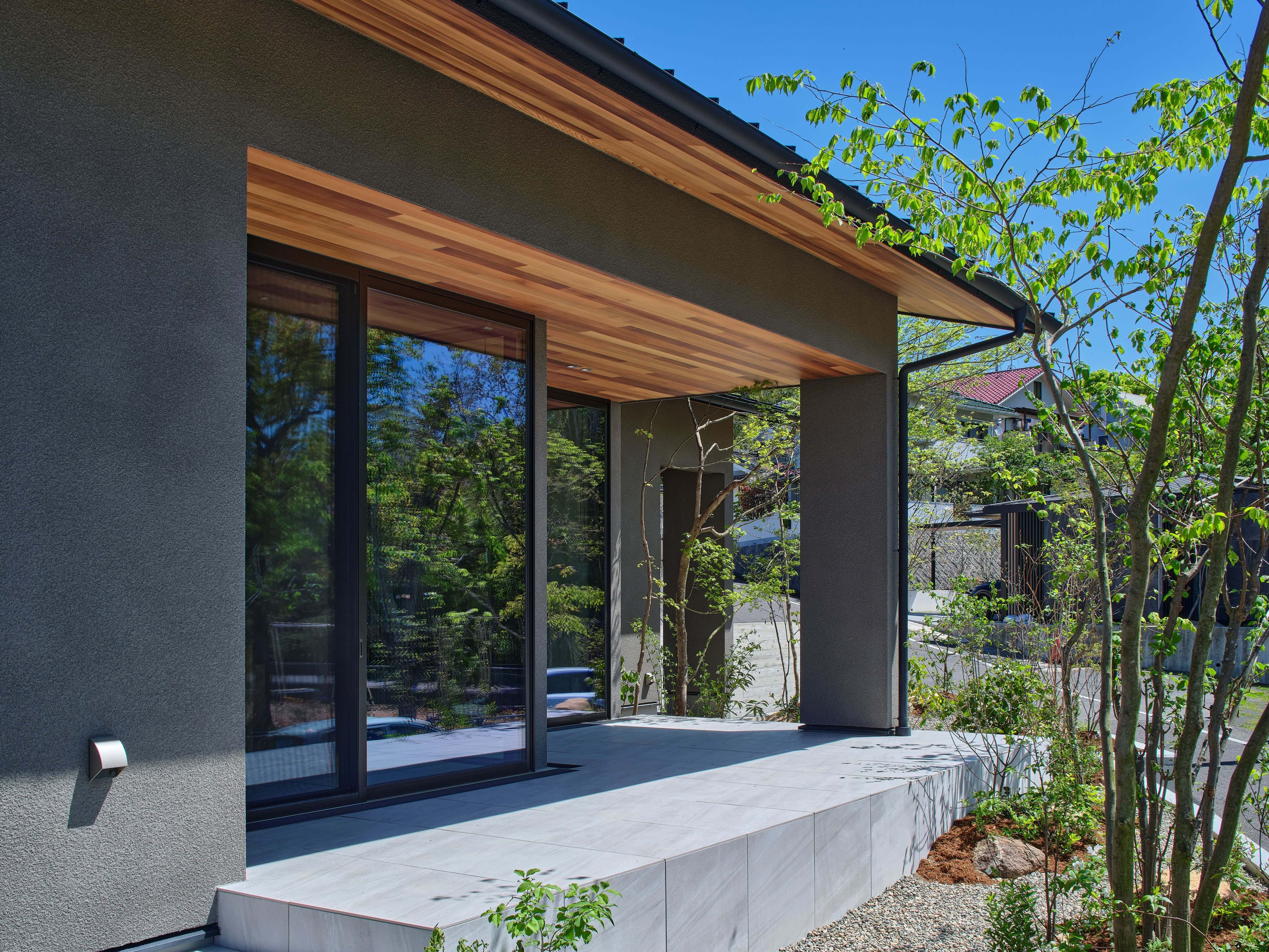 岡山市 M様邸 軒のあるテラス